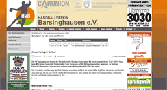 Desktop Screenshot of basche-handball.de